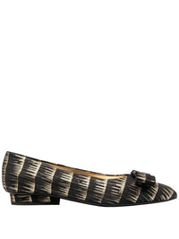 Salvatore Ferragamo - Women's Brush Stroke Effect Ballerinas Shoes
