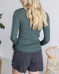 Grace And Lace - Essential Ribbed Long Sleeve Tee