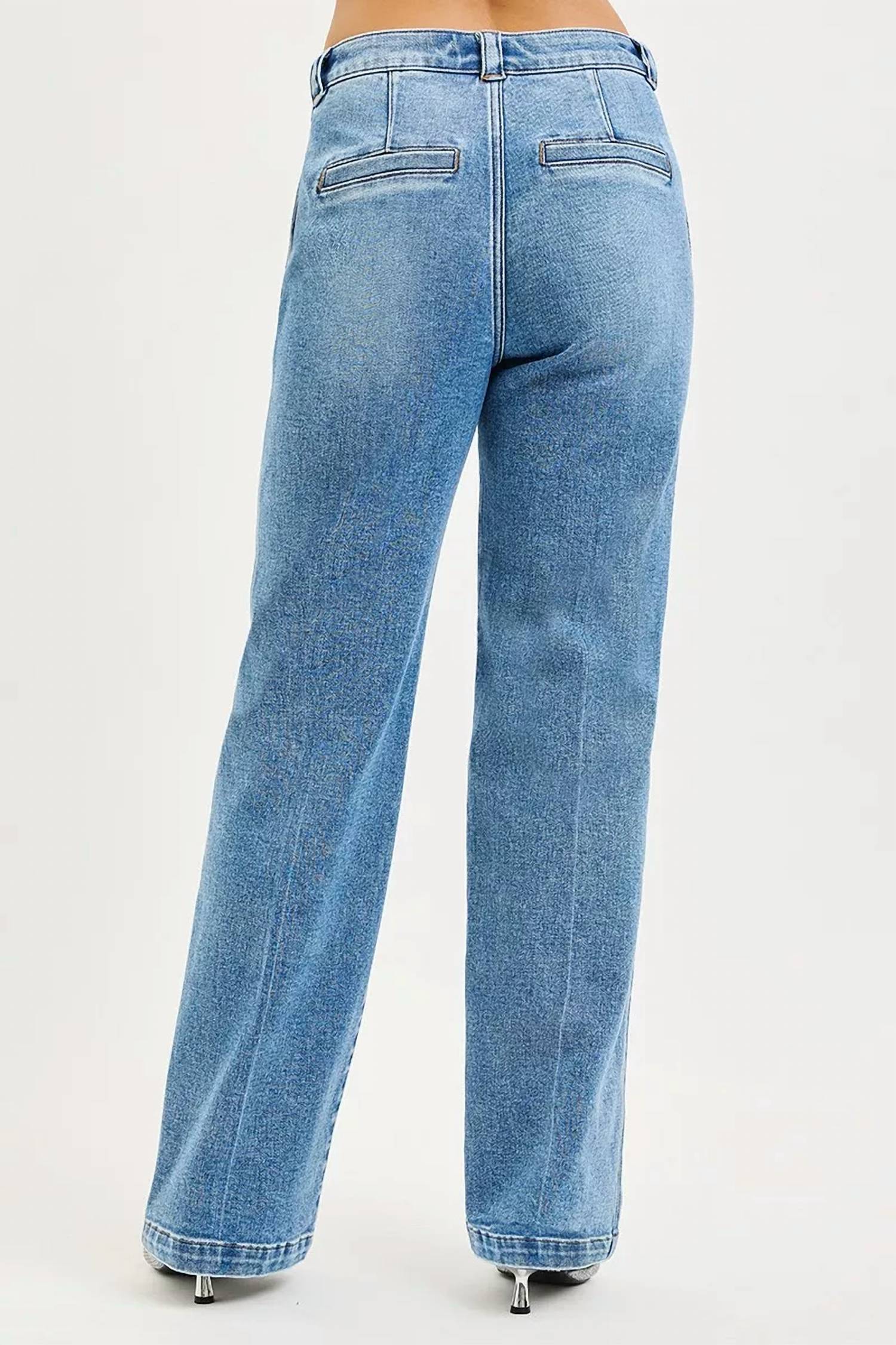 Risen - Lafayette Slouchy Straight Jeans
