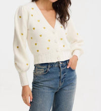 Allison New York - Hearts Piper Cardigan