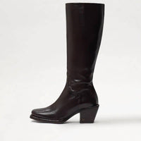 Sam Edelman - Women's Tamea Square Toe Stacked Heel Western Boot