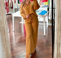 Listicle - Vixen V Neck Sweatshirt And Pants Set