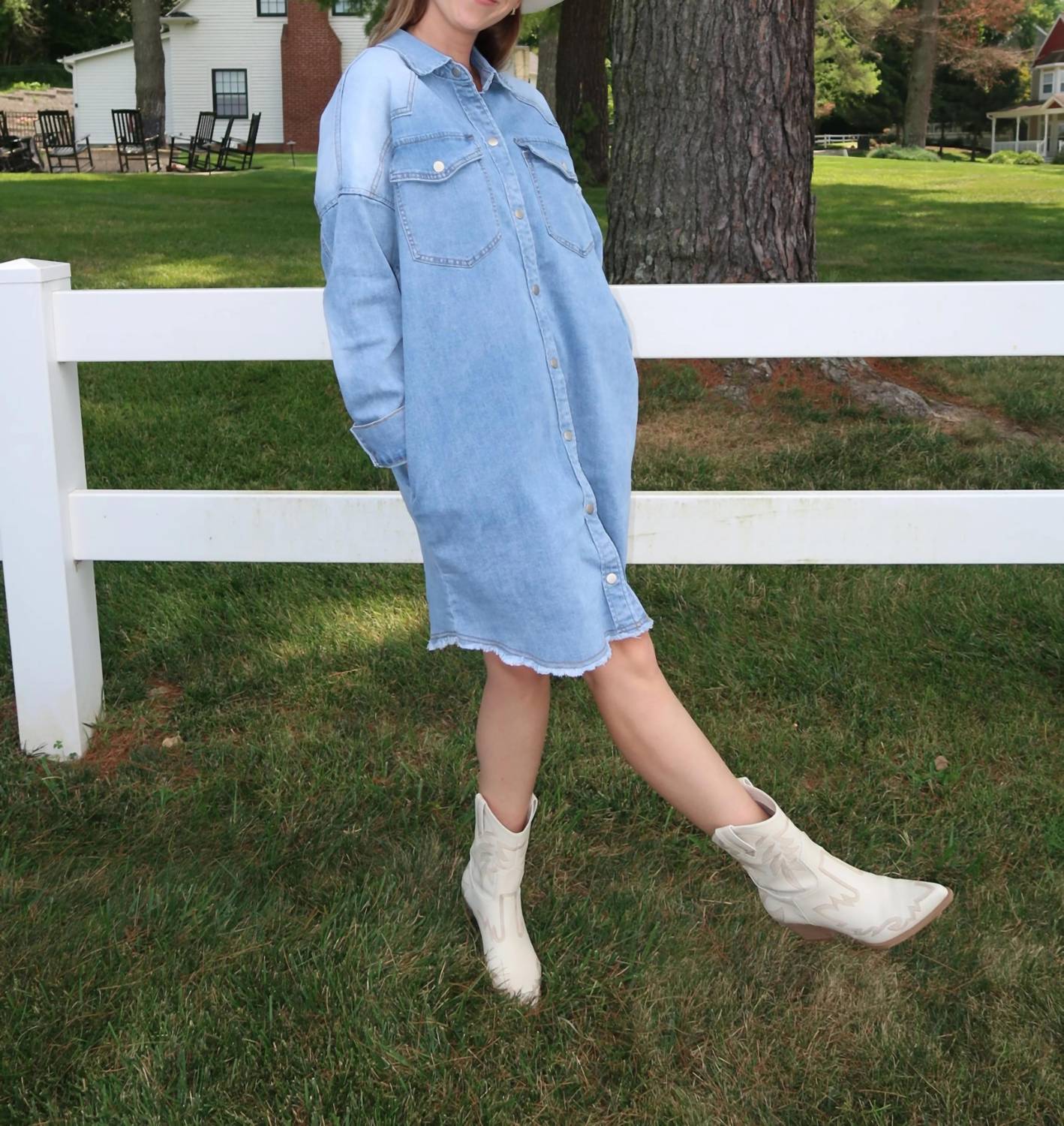 Anniewear - Wren Denim Dress