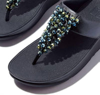 Fitflop - Women's Rumba Iridescent Beaded Toe-post Sandals