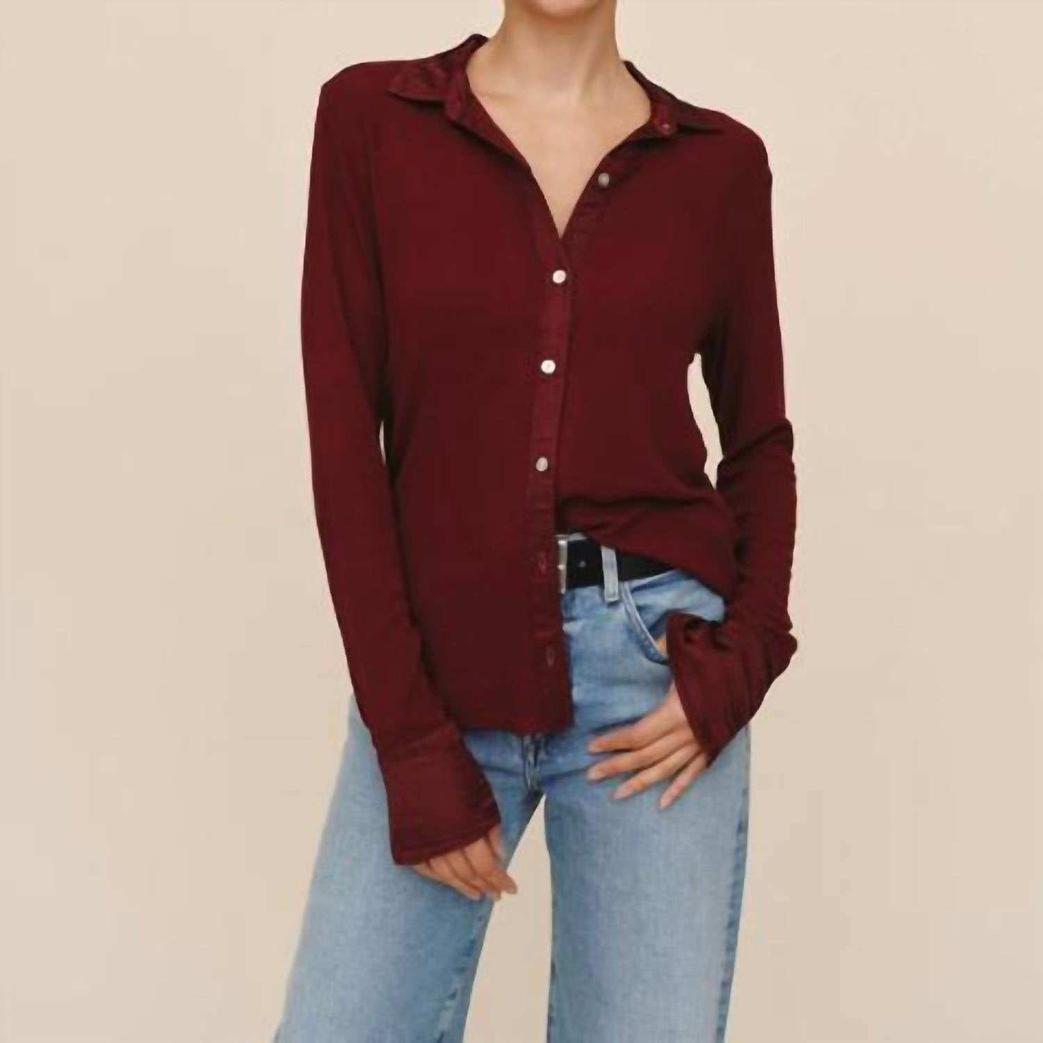 Bella Dahl - Mixed Button Down Shirt