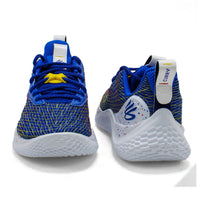 UNDER ARMOUR Men's Curry 10 Dub Nation Basketball Shoe in royal - men's shoe - alternate view