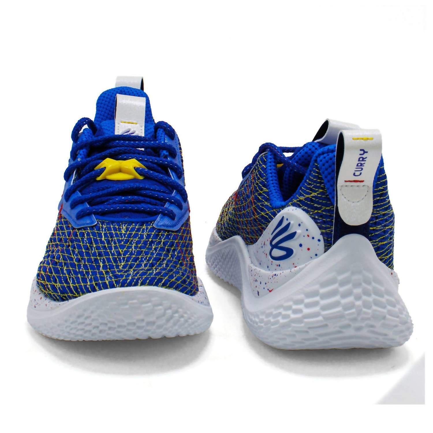 UNDER ARMOUR Men's Curry 10 Dub Nation Basketball Shoe in royal - men's shoe - alternate view