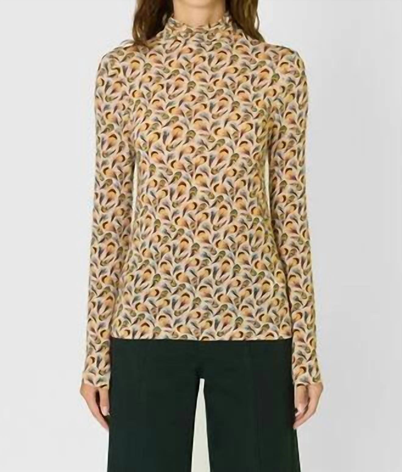 Ulla Johnson - Aurelia Jersey Long Sleeve Turtleneck Top