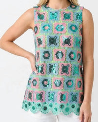 Brianna Cannon - Mosaic Tunic Top