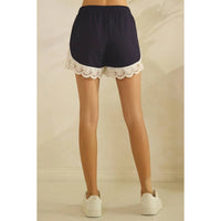 Veveret - Lace Detail Track Shorts