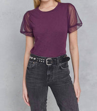 Goldie - Tulle Princess Sleeve Tee