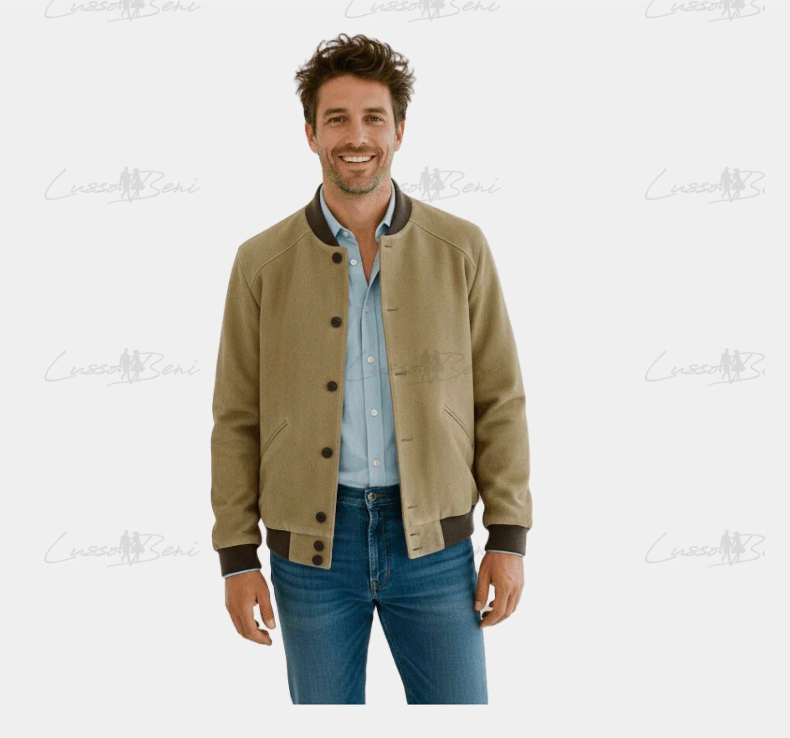Lusso Beni - Loom Bomber Jacket