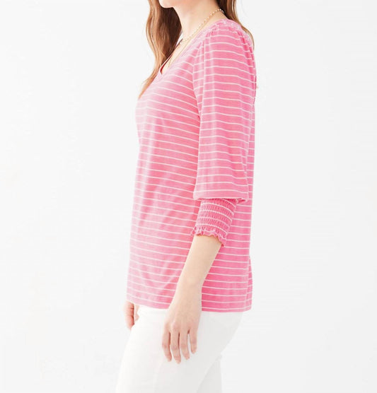 Fdj - Smocked Cuffs Top