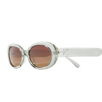 Sunski Women's Bianca Oval Sunglasses in grass terra fade - women's accessory - detail view