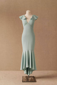 Sachin & Babi - Nonnette Flutter Sleeve Mermaid Gown