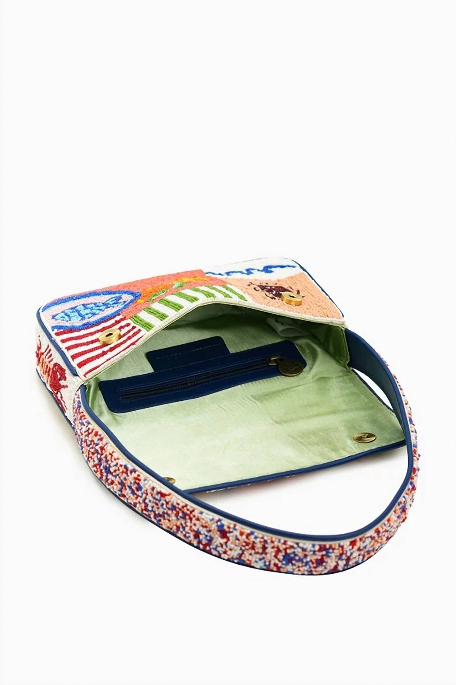 America & Beyond - Women's Beaded Shoulder Bag