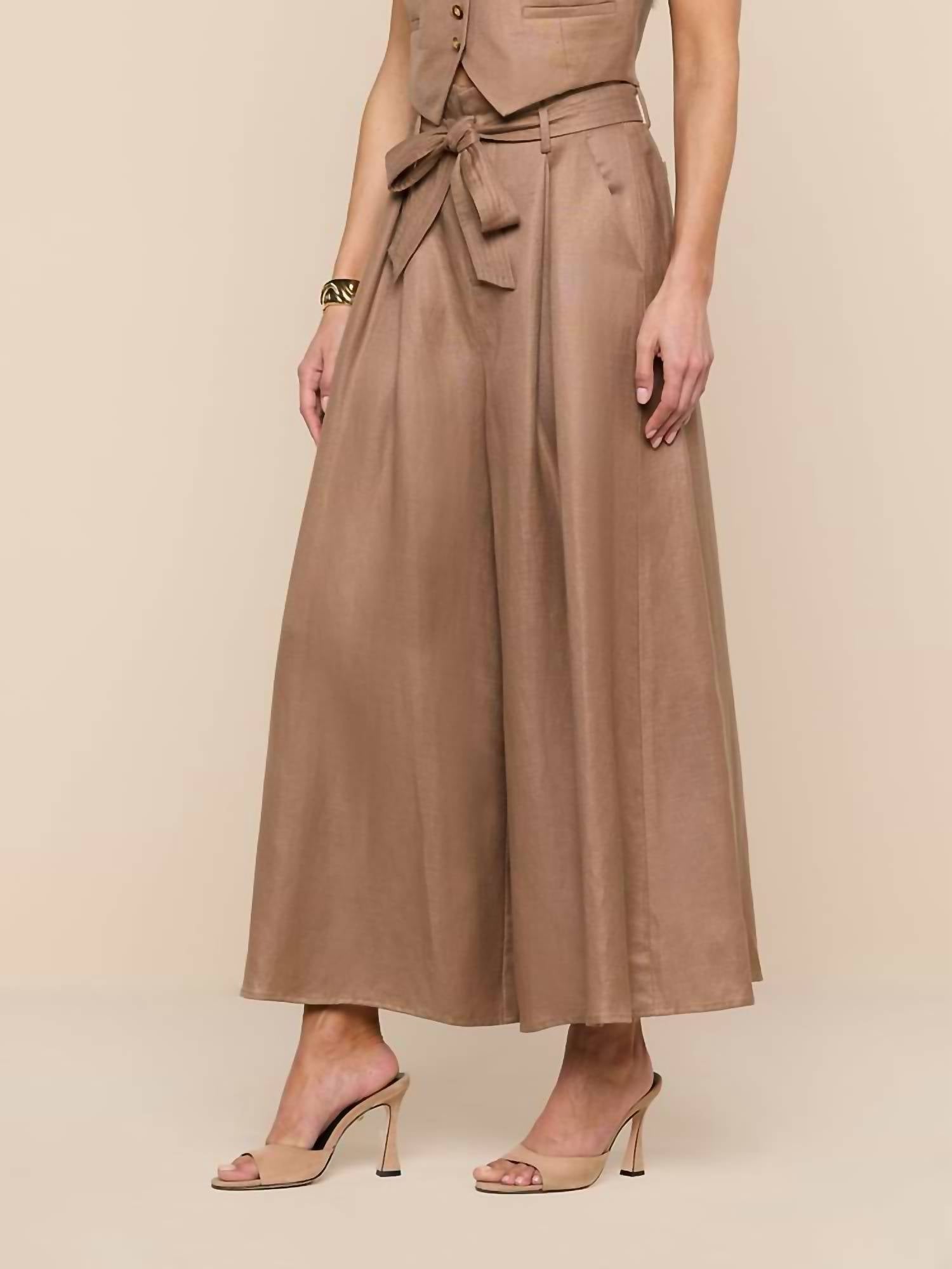 L'Agence - Lowen Wide Cropped Leg Pant