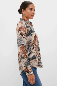 L'Agence - Tyler Long Sleeve Blouse