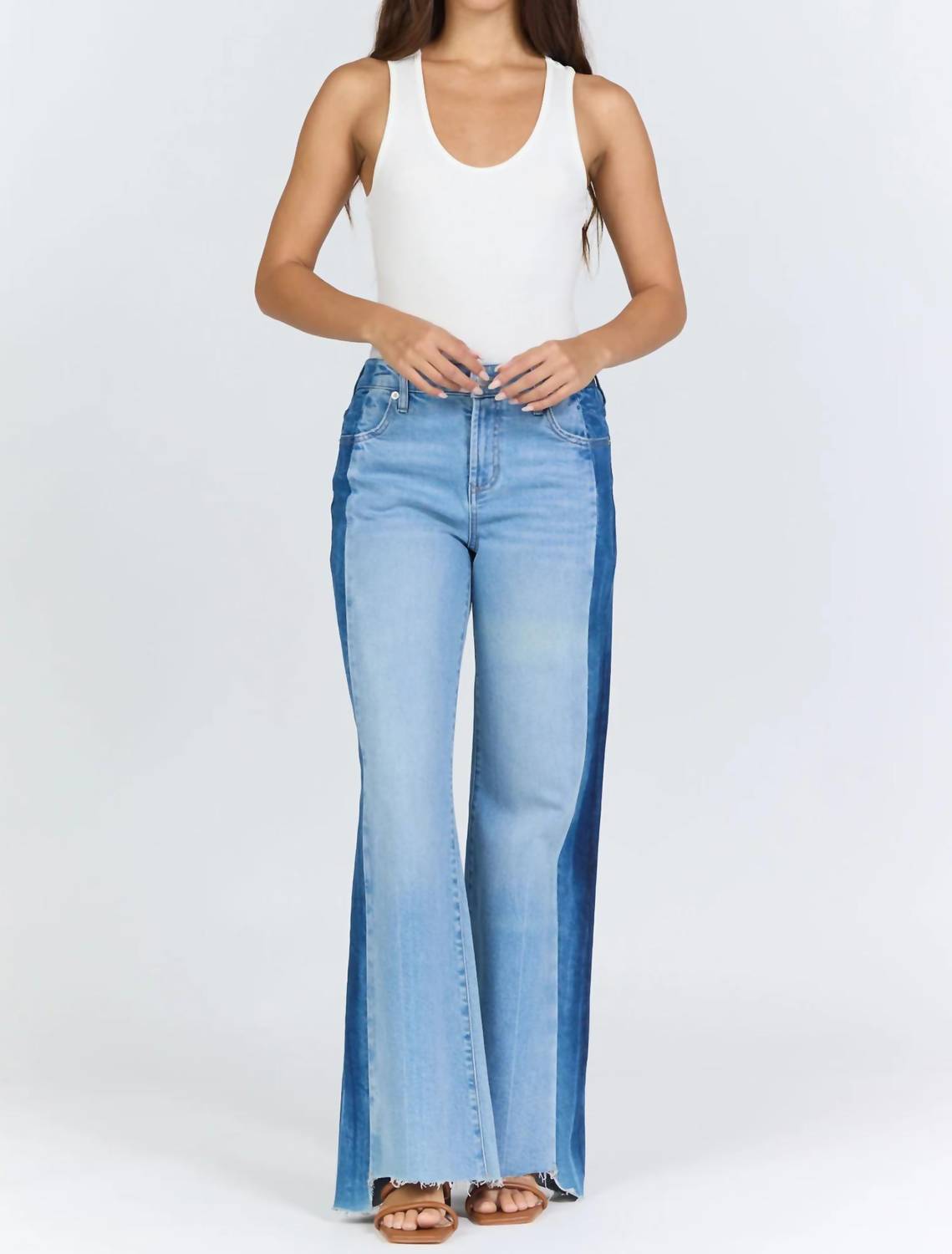 Dear John Denim - Becker Fiona High Rise Wide Leg Jeans
