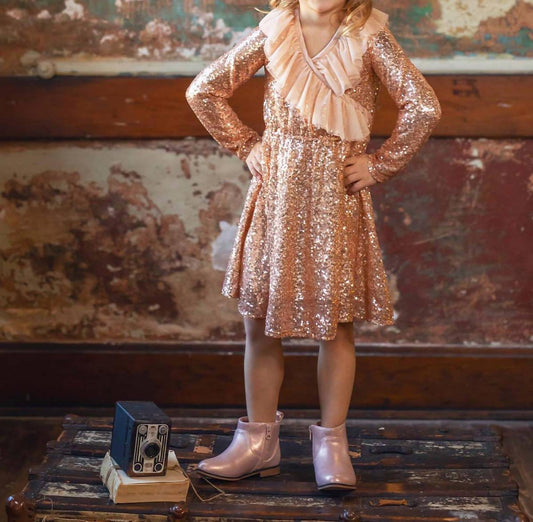 Isobella & Chloe - Girl's Willow Rayon, Mesh & Tulle Dress