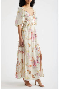 Lulus - Madison Ruched Bodice Maxi Dress