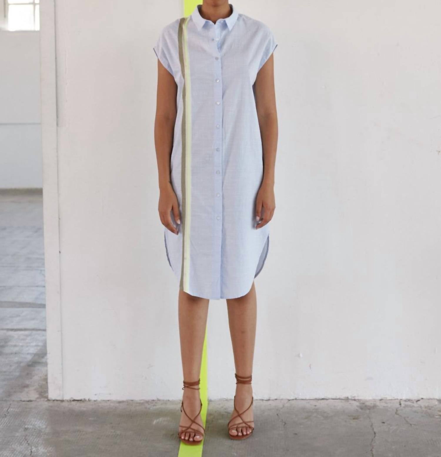 Sita Murt - Chambrais Cotton Striped Dress