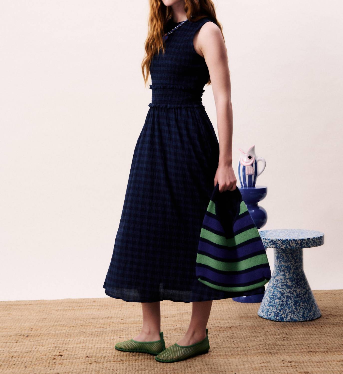 Frnch - Gingham Midi Dress