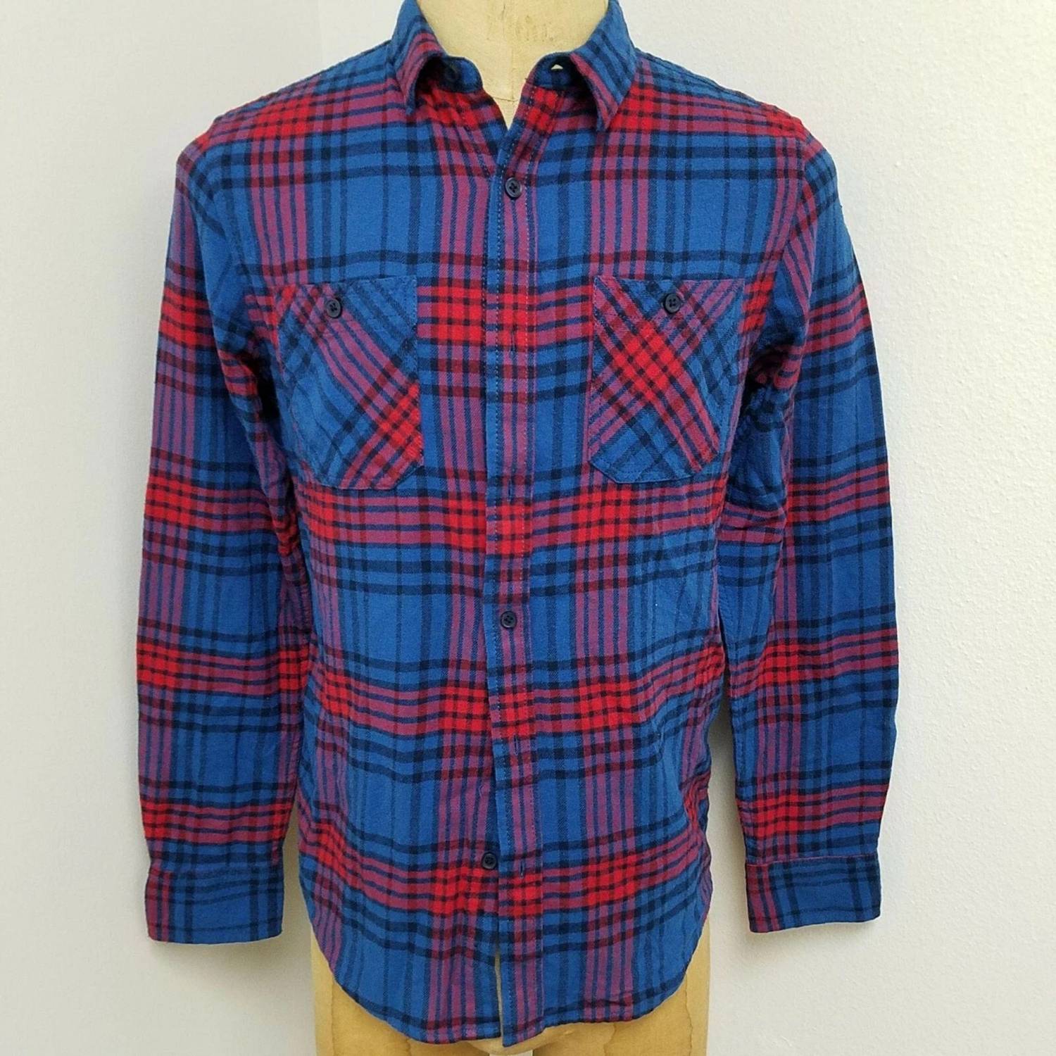 American Rag Cie - Men's Long-sleeve Plaid Shirt
