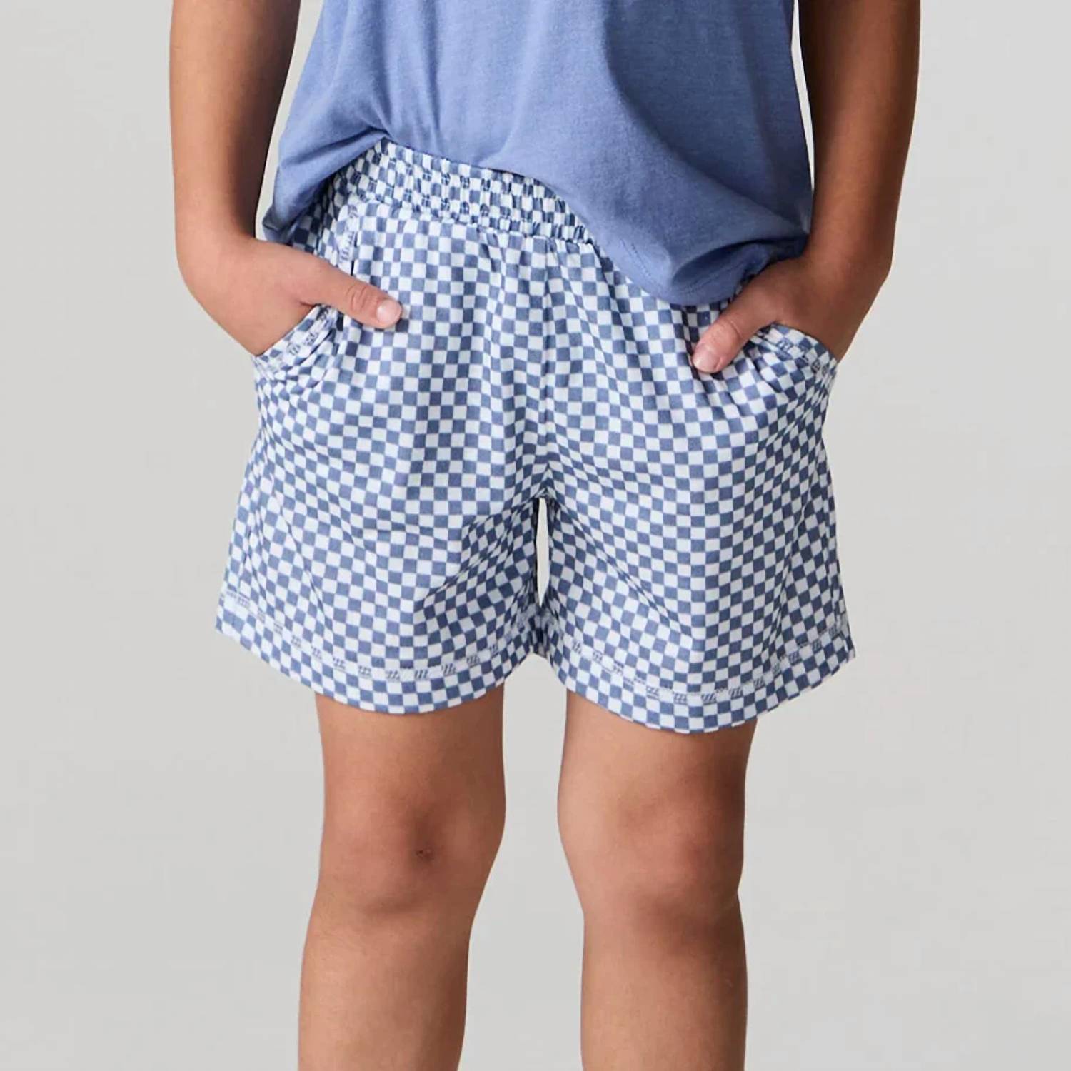 Chaser - Vintage Jersey Check Beach Short