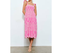 Ina Fashion - Alessia Eyelet Midi Dress