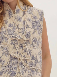 Entro - Floral Quilted Vest