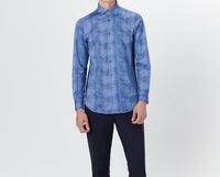 Bugatchi Uomo - James Polka Dot Print Ooohcotton Shirt