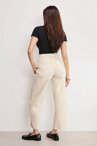 Good American - CROPPED BARREL PANTS
