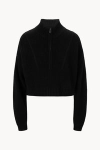 Staud - Cashmere Cropped Hampton Sweater