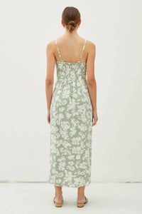 Be Cool - Floral Maxi Linen Dress