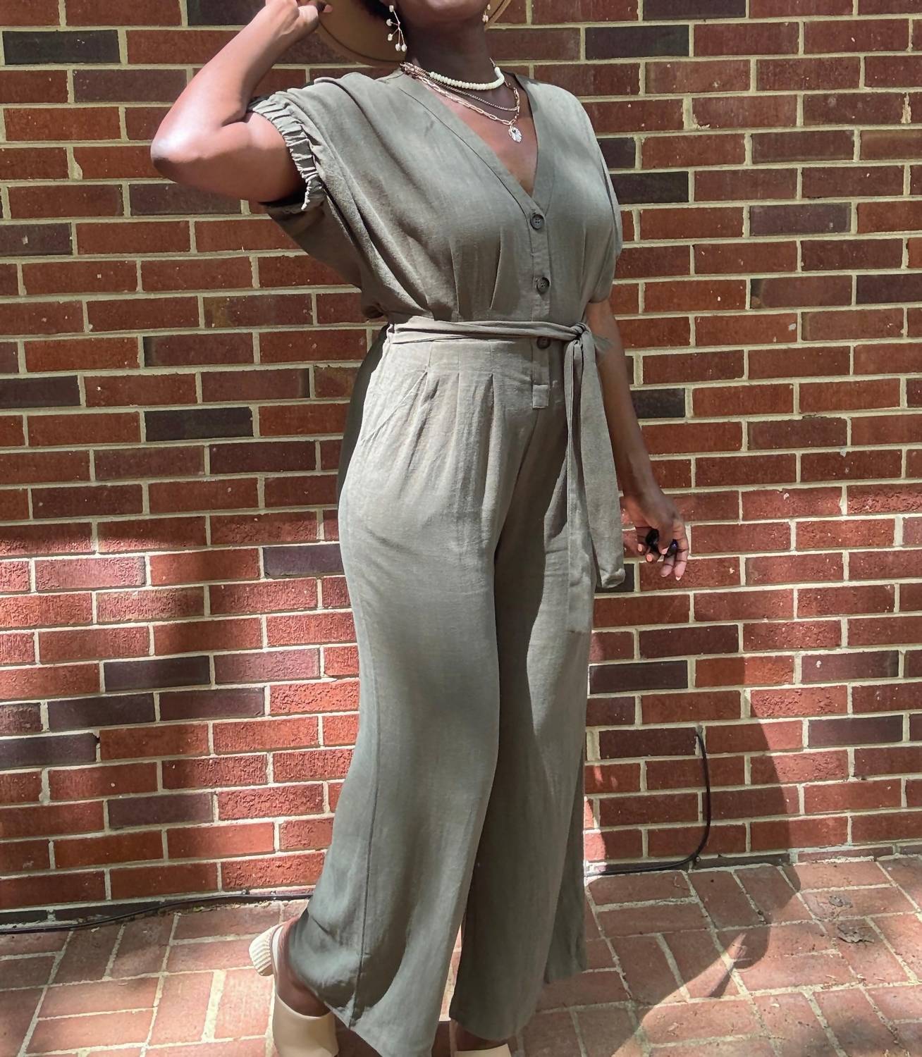 Umgee - Laraine Linen Jumpsuit