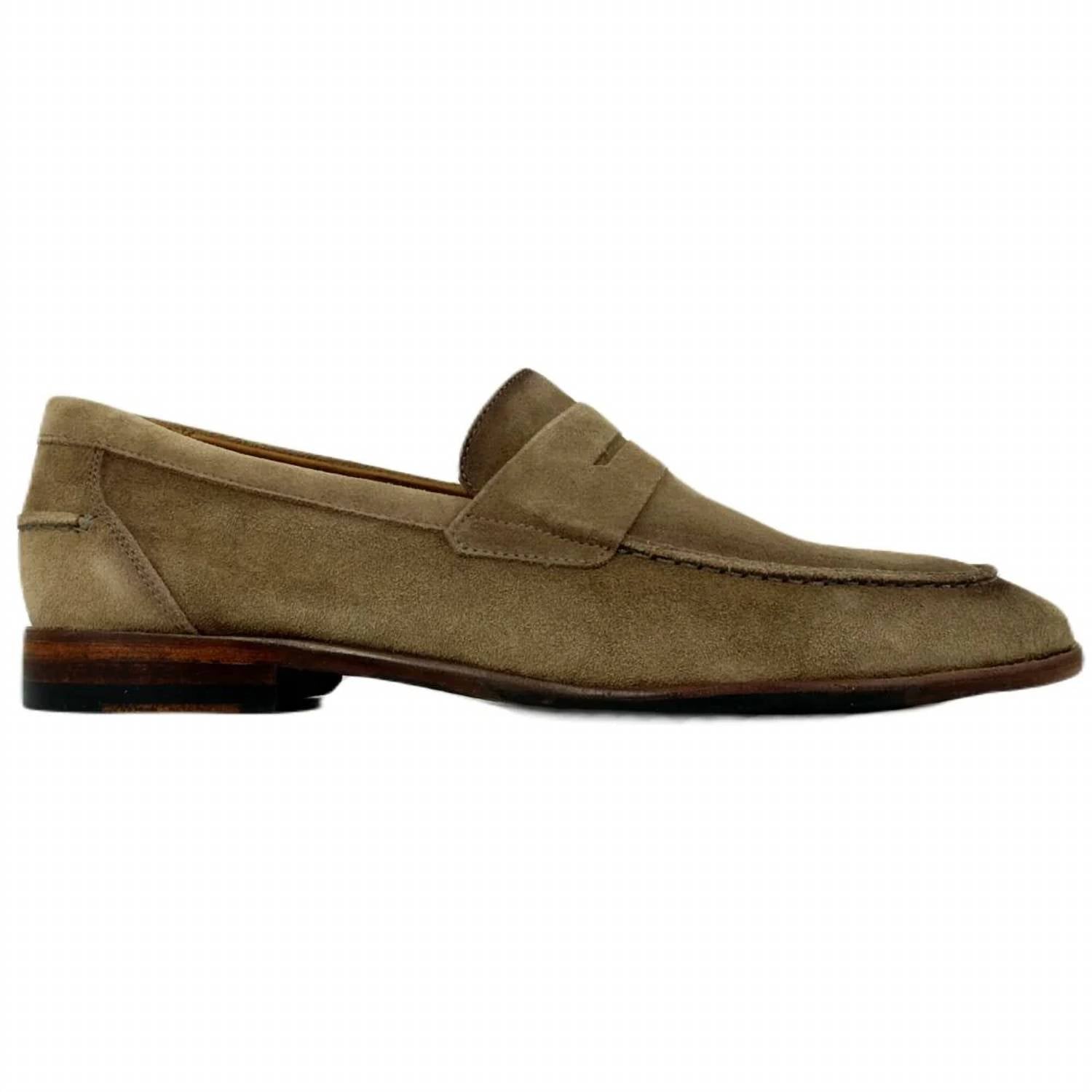 Alan Payne - Men's Naples Modern Suede Penny Loafer