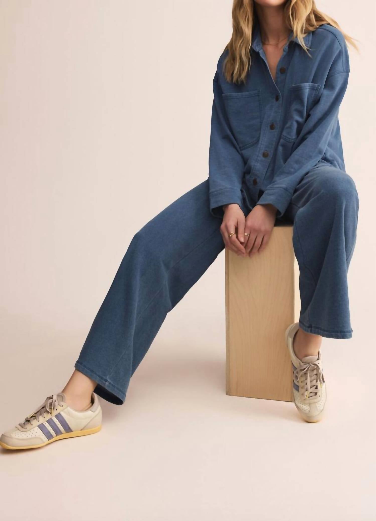 Z Supply - Hunter Knit Denim Pants