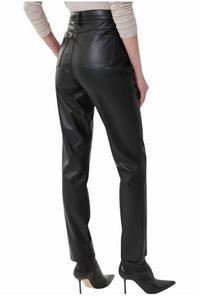 Joseph Ribkoff - Faux Leather Straight Pants