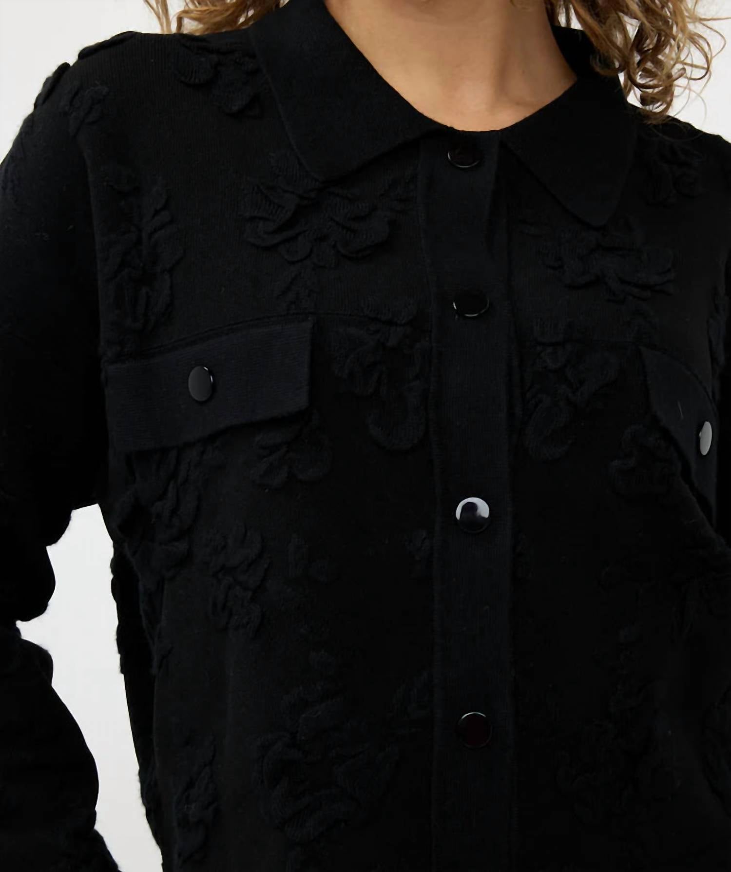 Esqualo - Benta 3d Floral Cardigan