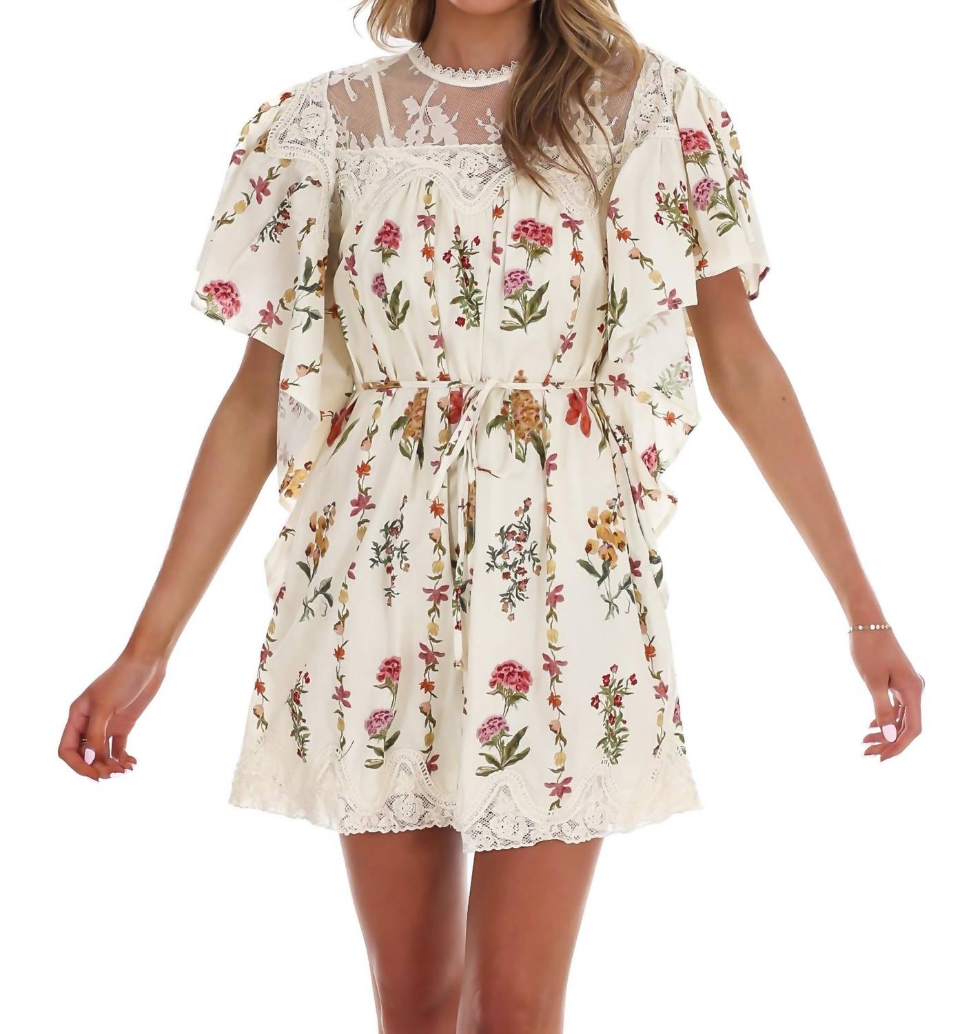 Entro - Women's Look At You Floral Mini Dress