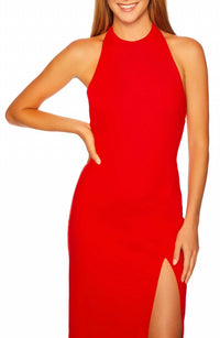 Susana Monaco - Women's Open Back Halter Cocktail Dress