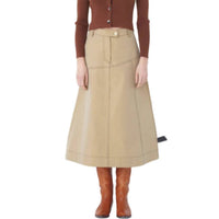 Mii Collection - A-line Long Midi Skirt
