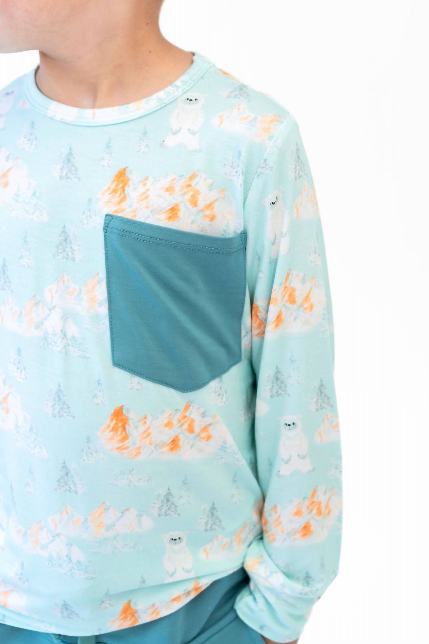 Laree + Co. - Jude Bamboo Long Sleeve Pocket Tee + Joggers