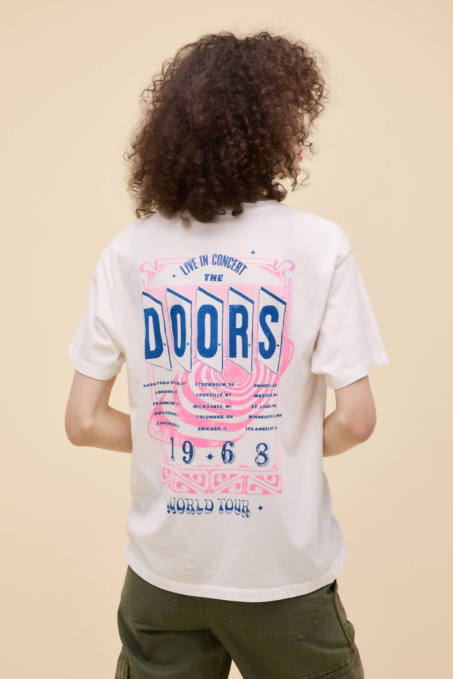Daydreamer - The Doors 1968 World Tour Boyfriend Tee