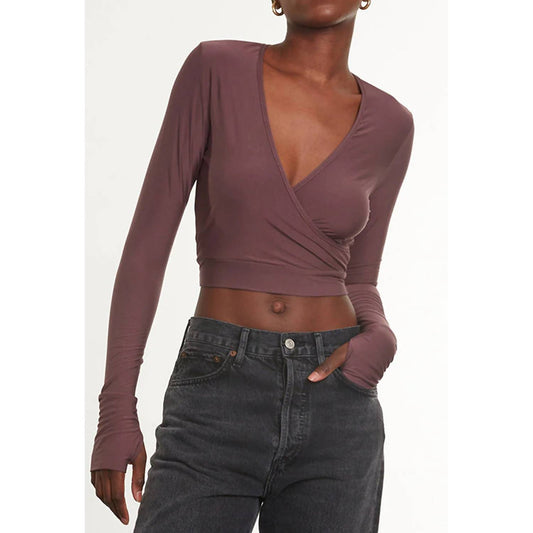 Butter Wrap Top with Thumb Holes