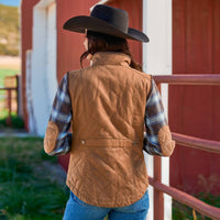 Madison Creek Outfitters Vista Conceal Carry Vest in tan - women's jacket - alternate view