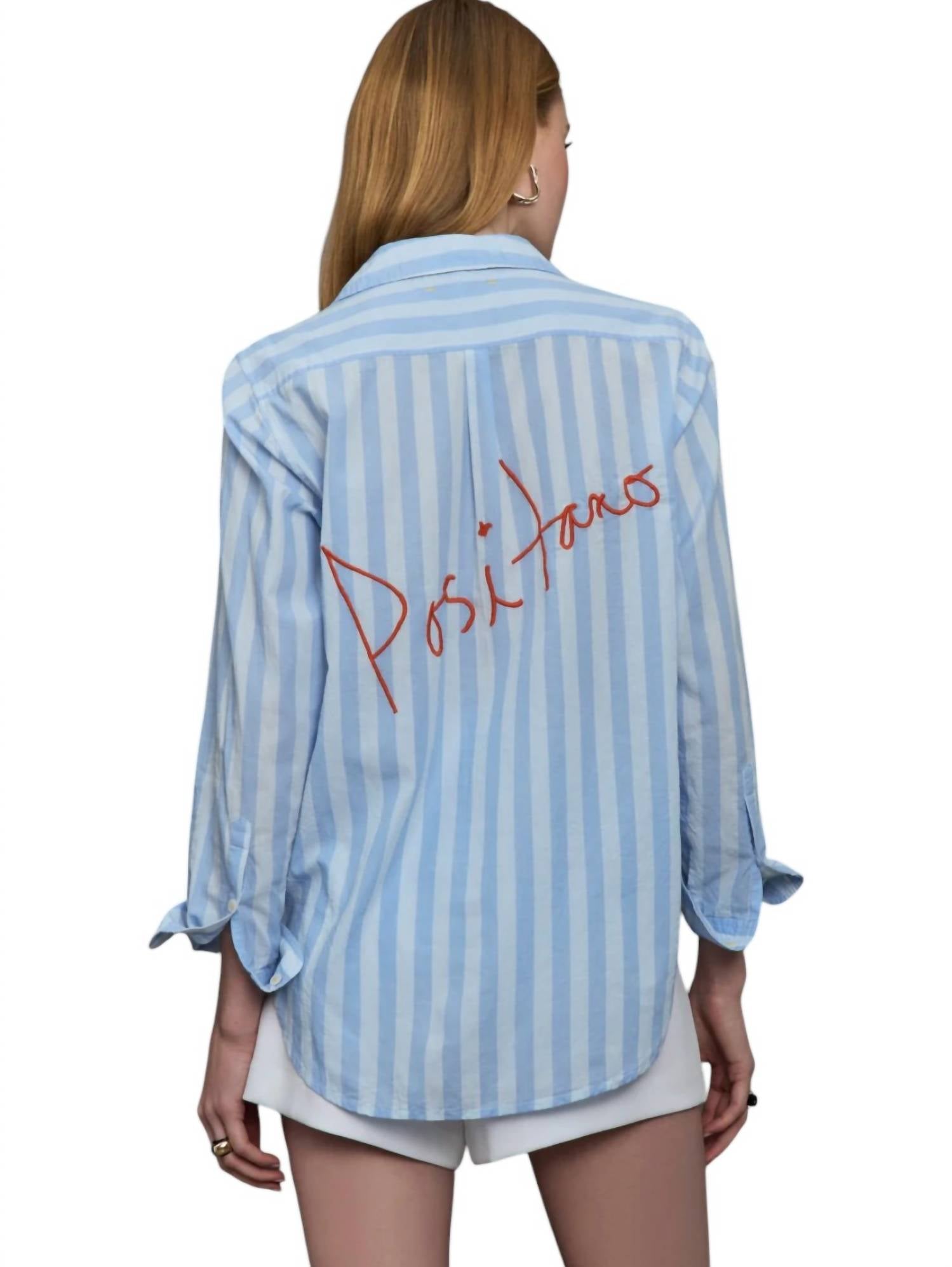 Kerri Rosenthal - Mia Stripe Positano Shirt