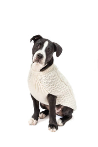 Chilly Dogs - Cable Knit Dog Sweater