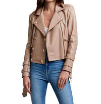 L'Agence - Billie Belted Leather Jacket